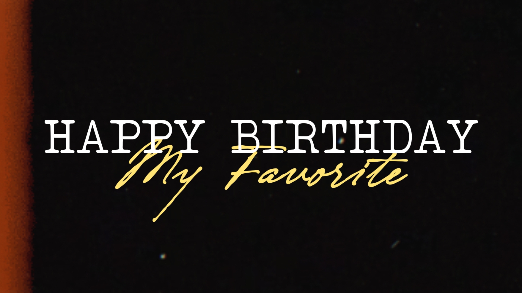 Selamat ulang tahun