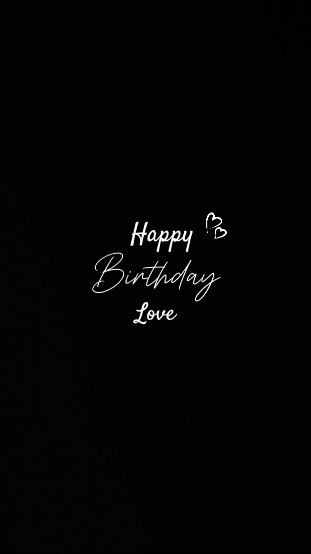 Happy Bday love
