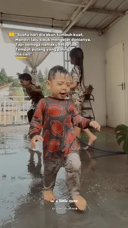Suatu hari dia akan 
