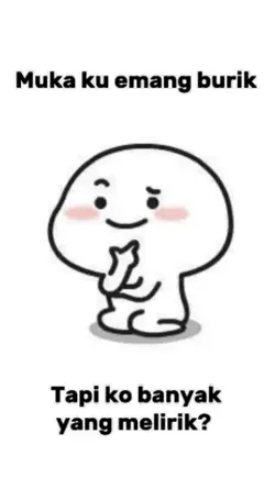 muka ku emang burik