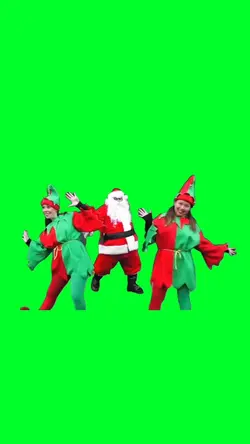 Santa & elves dance