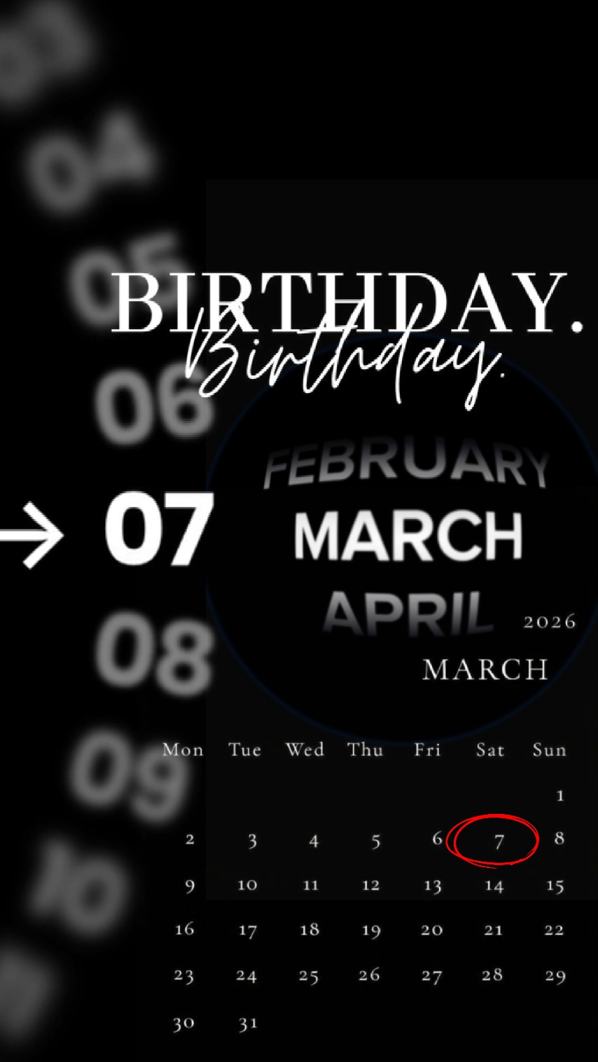 HBD 07 MARET