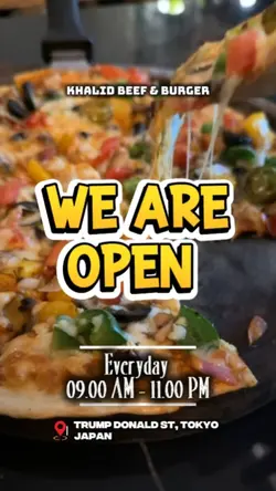 WE ARE OPEN
