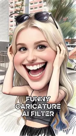 Funny caricature