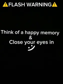 Close your eyes