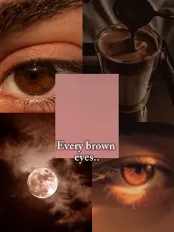 Brown x blue eyes