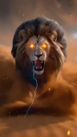 lion viral ai edit