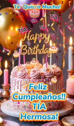 Tia feliz Cumple