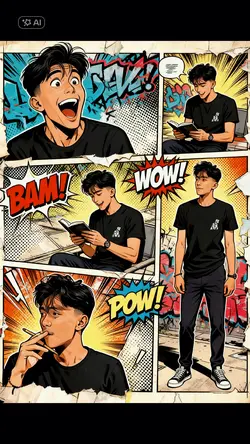 pop art comic style