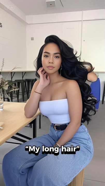 cheveux longs 