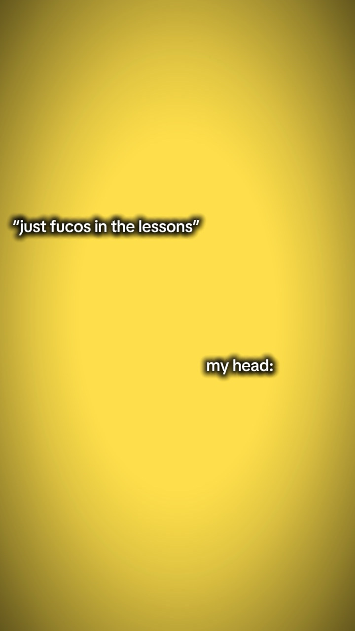 Just fucos in lesson