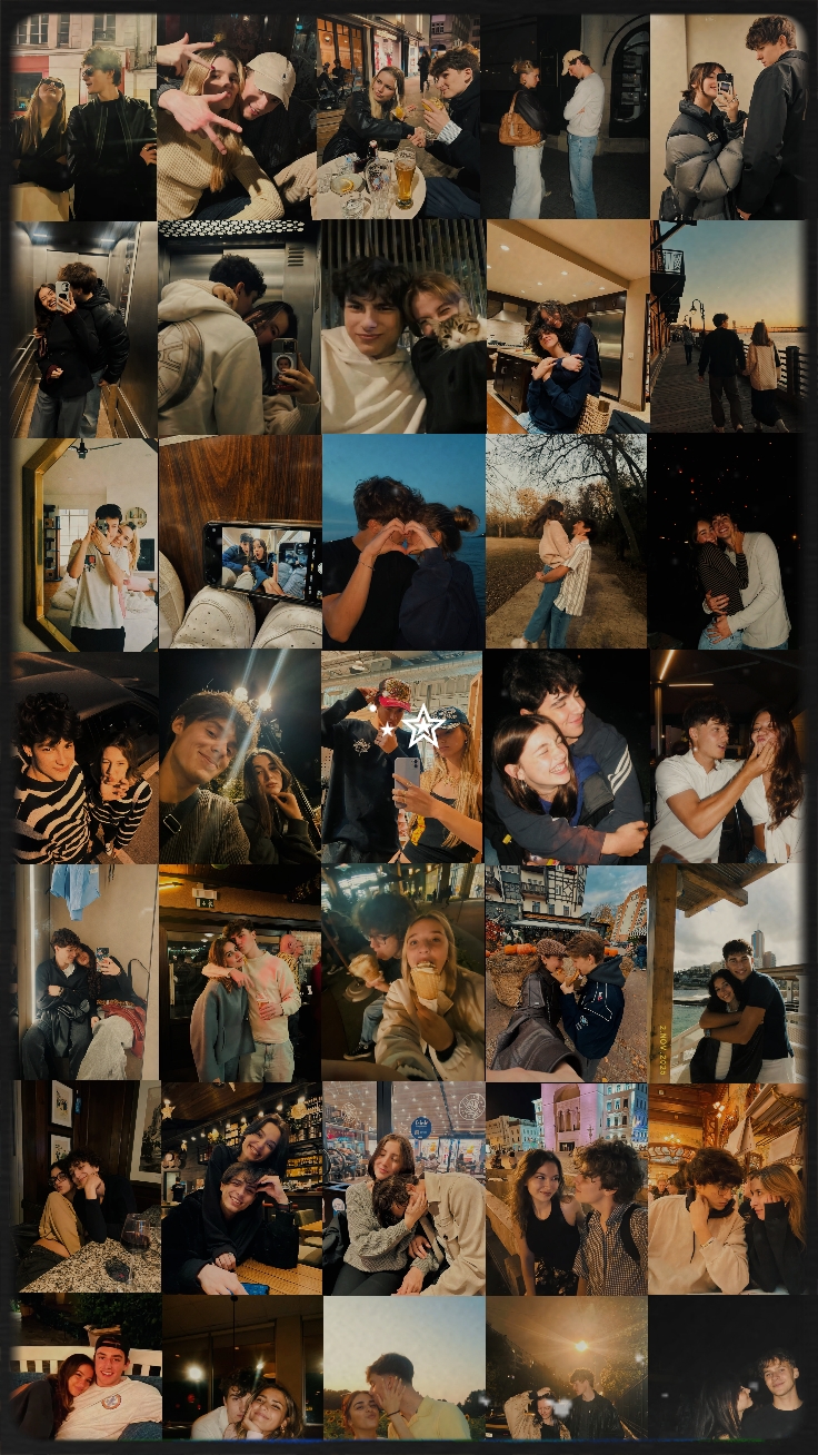Couple collage photo