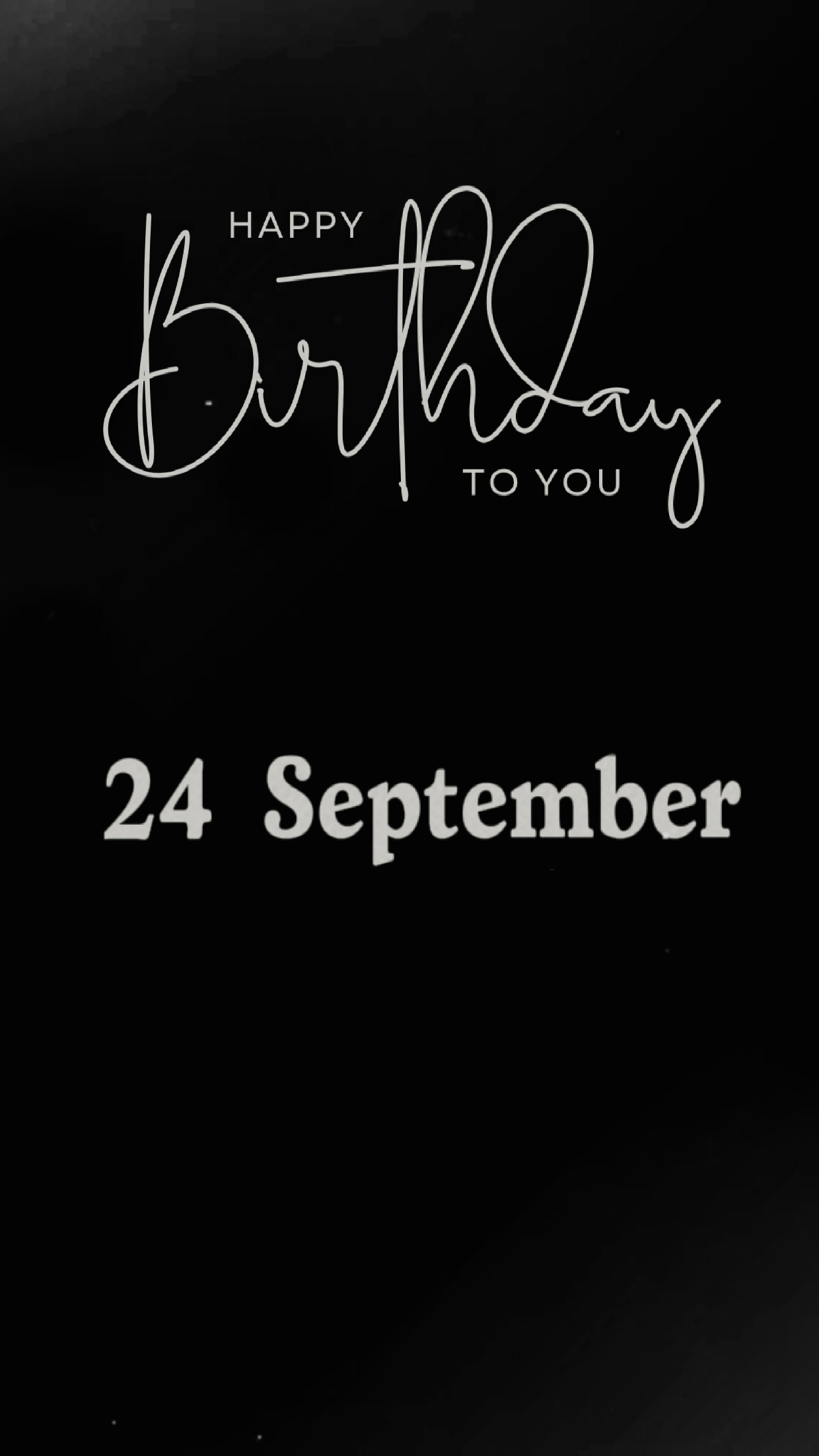 Hbd 24 September