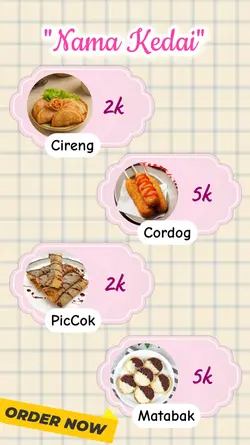 Template jualan 
