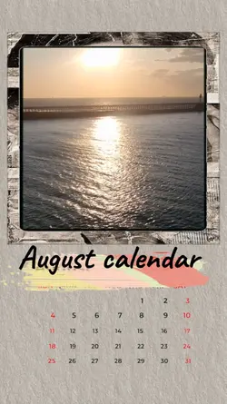 August calendar 
