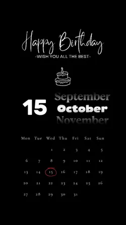 HBD 15 OCTOBER