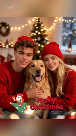 Christmas with pet