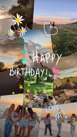 birthday template ✨