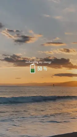 recharging my energy