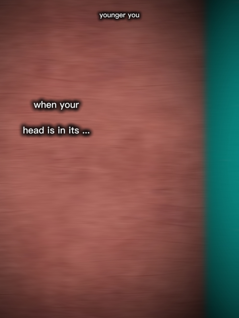 HEAD IS IN ITS MOUTH