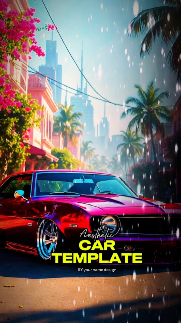 car template