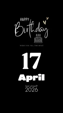 APRIL 17 BIRTHDAY