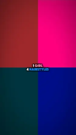 1 girl 4 hairstyles 
