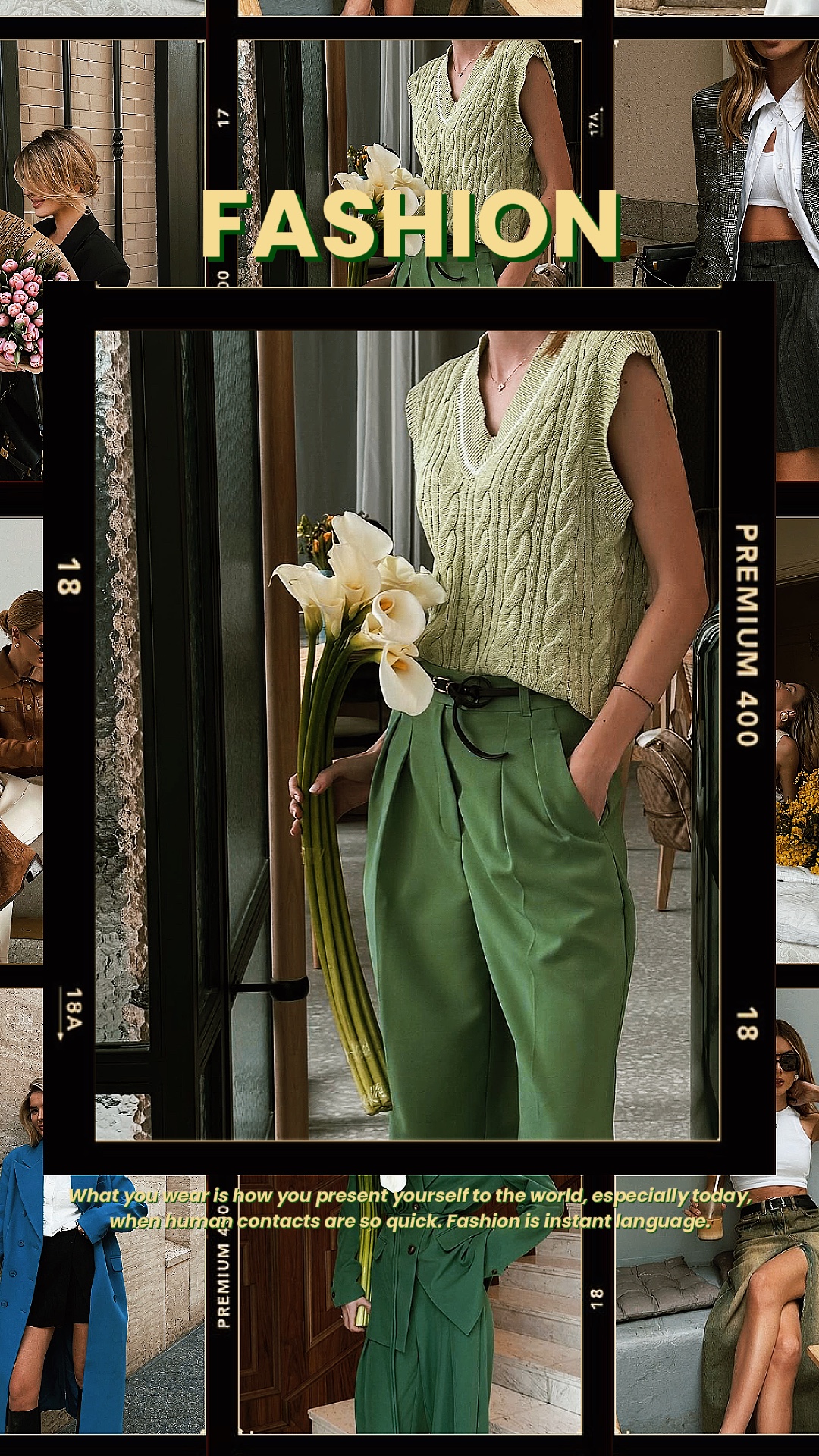 Plantilla de moda 
