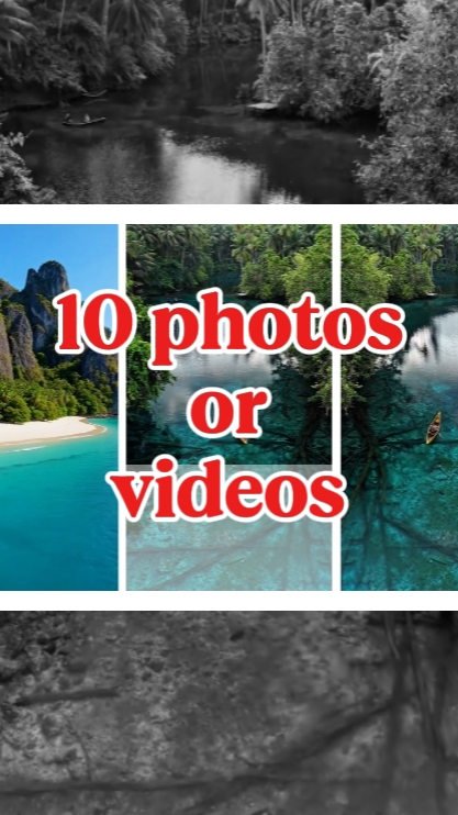 10 photos or videos 