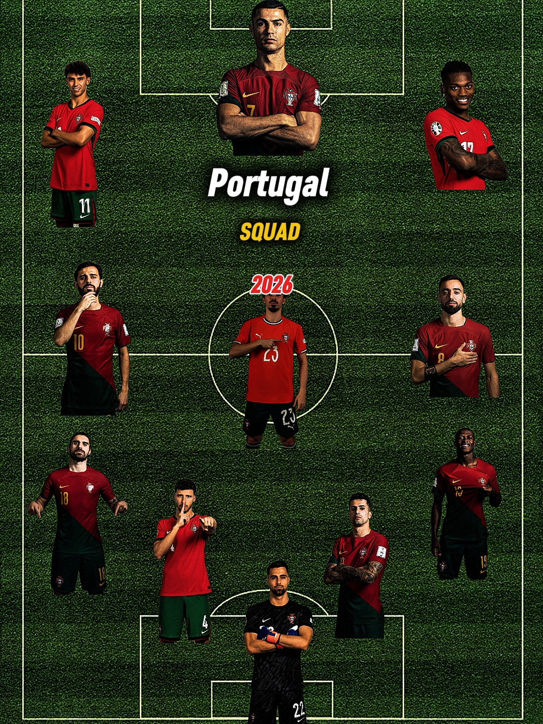PORTUGAL SQUAD