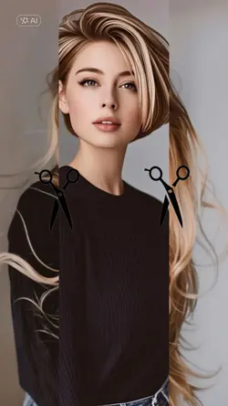 Bob cut hair