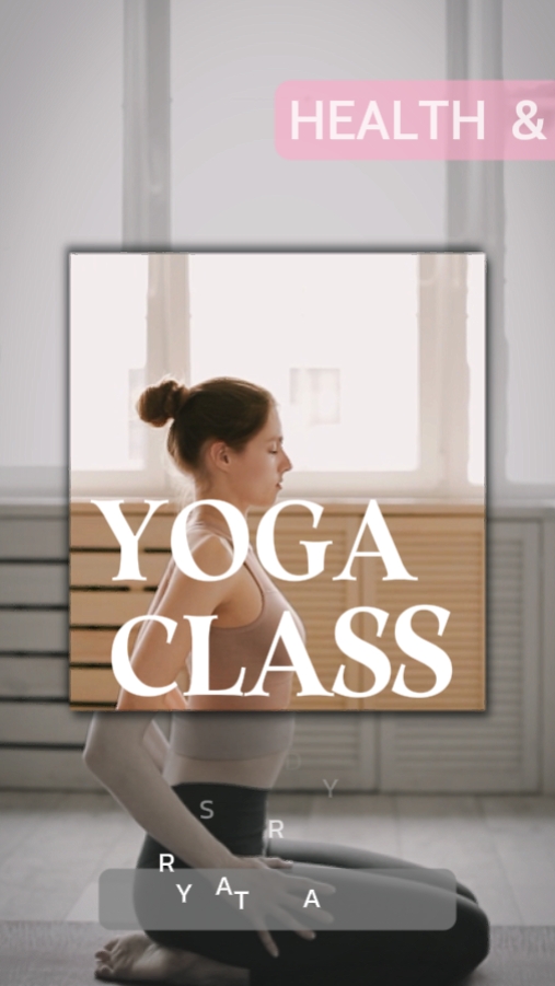 ANUNCIO DE CLASE DE YOGA 