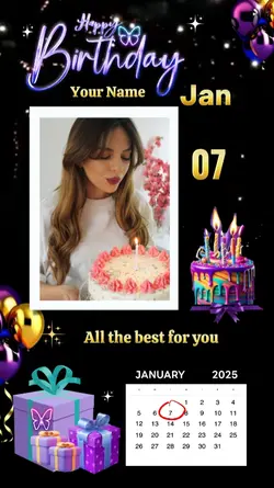 birthday 7 Jan 2025
