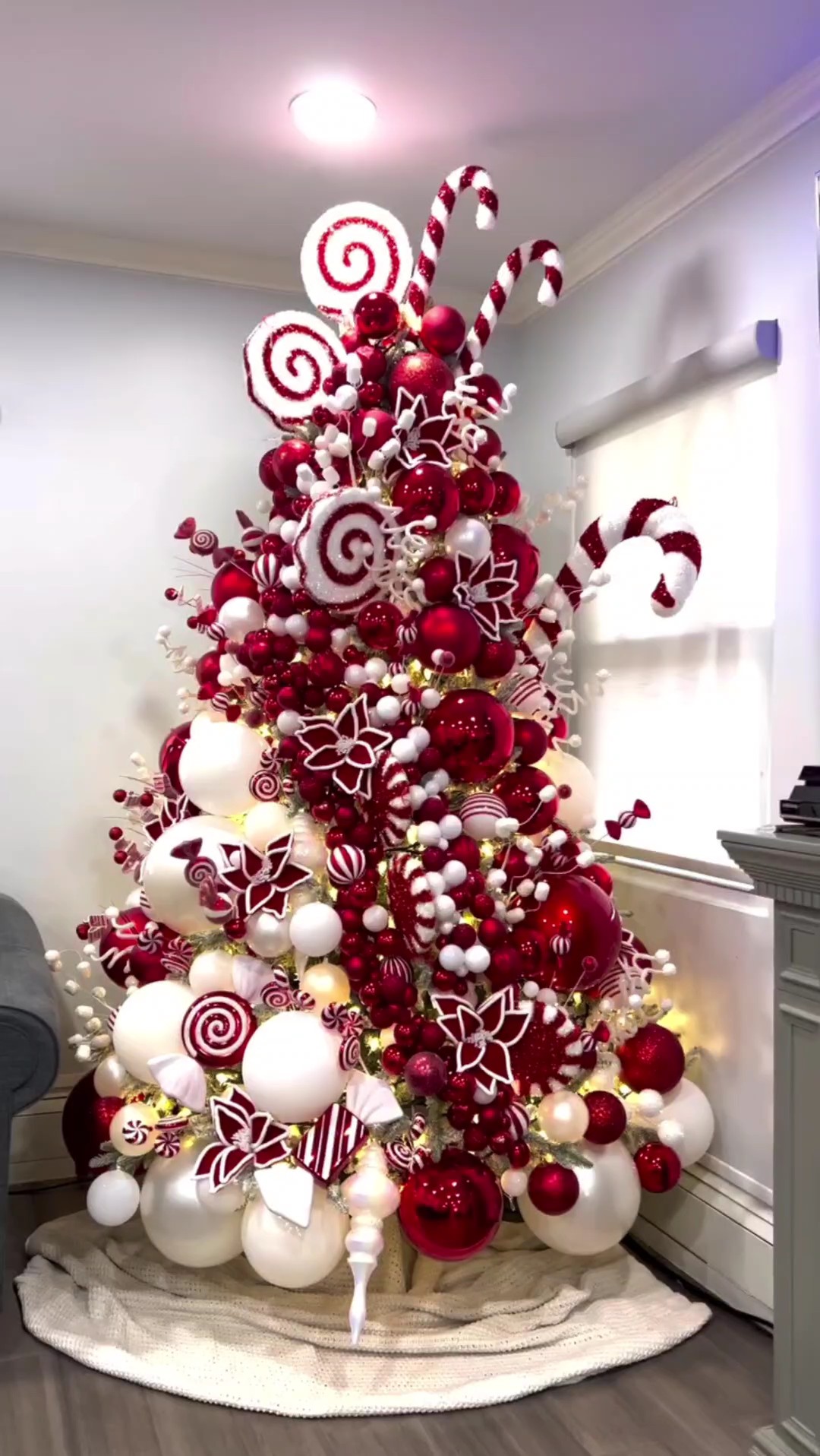 Süßigkeiten-Weihnachtsbaum-Idee