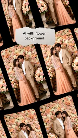 AI Background Flower