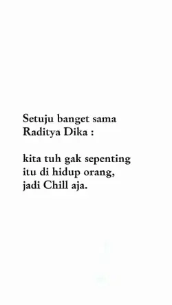 kita tu ga sepenting