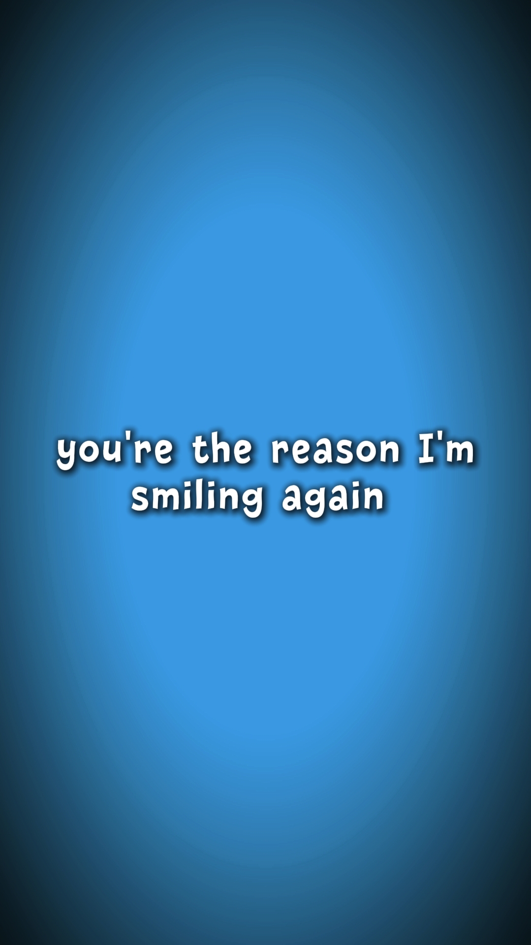 smiling again