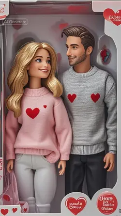 action figure couple
