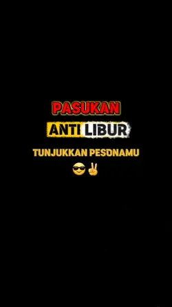 pasukan anti libur