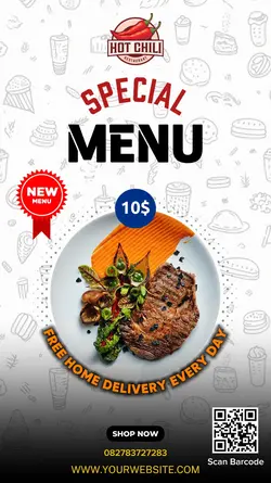 Pamflet Special Menu