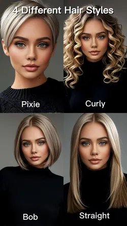4 Hair Styles AI