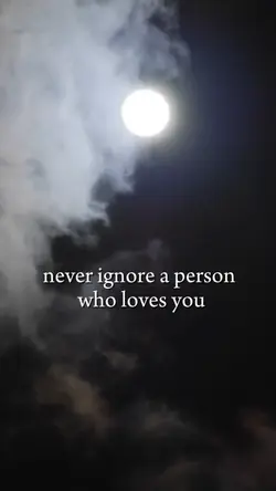 Never ignore them