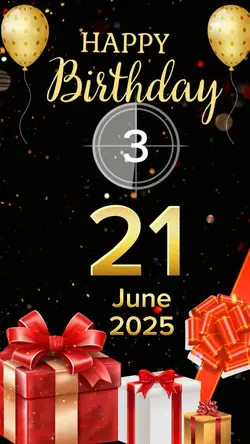 birthday 21 June