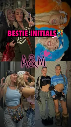 Our initials👭🩷