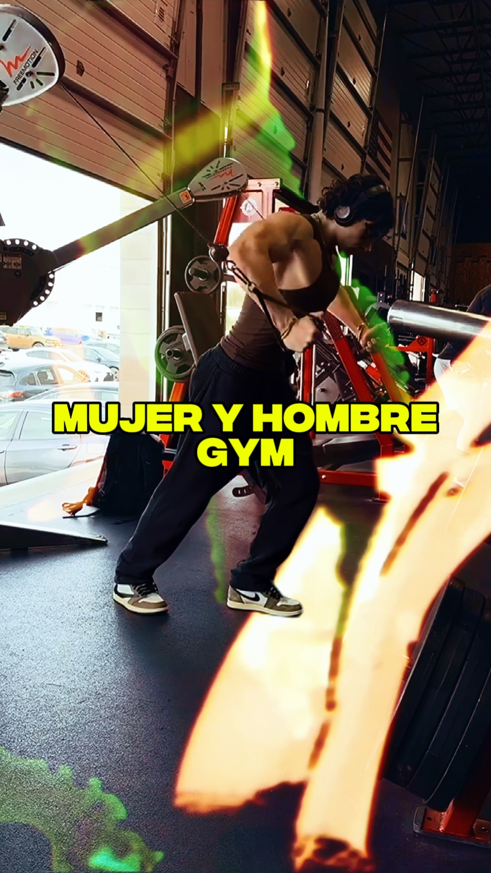 Hombre y mujer gym