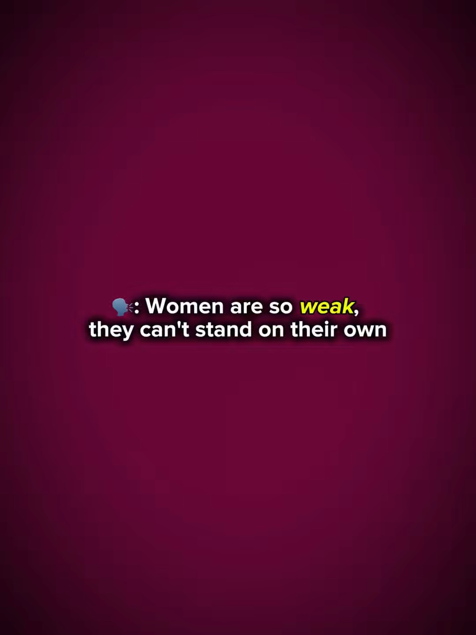 Frauen sind so schwach