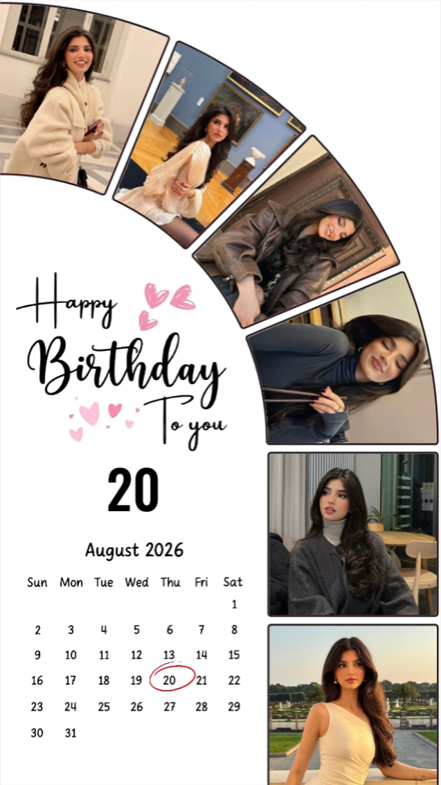 Birthday 20 AUGUST 