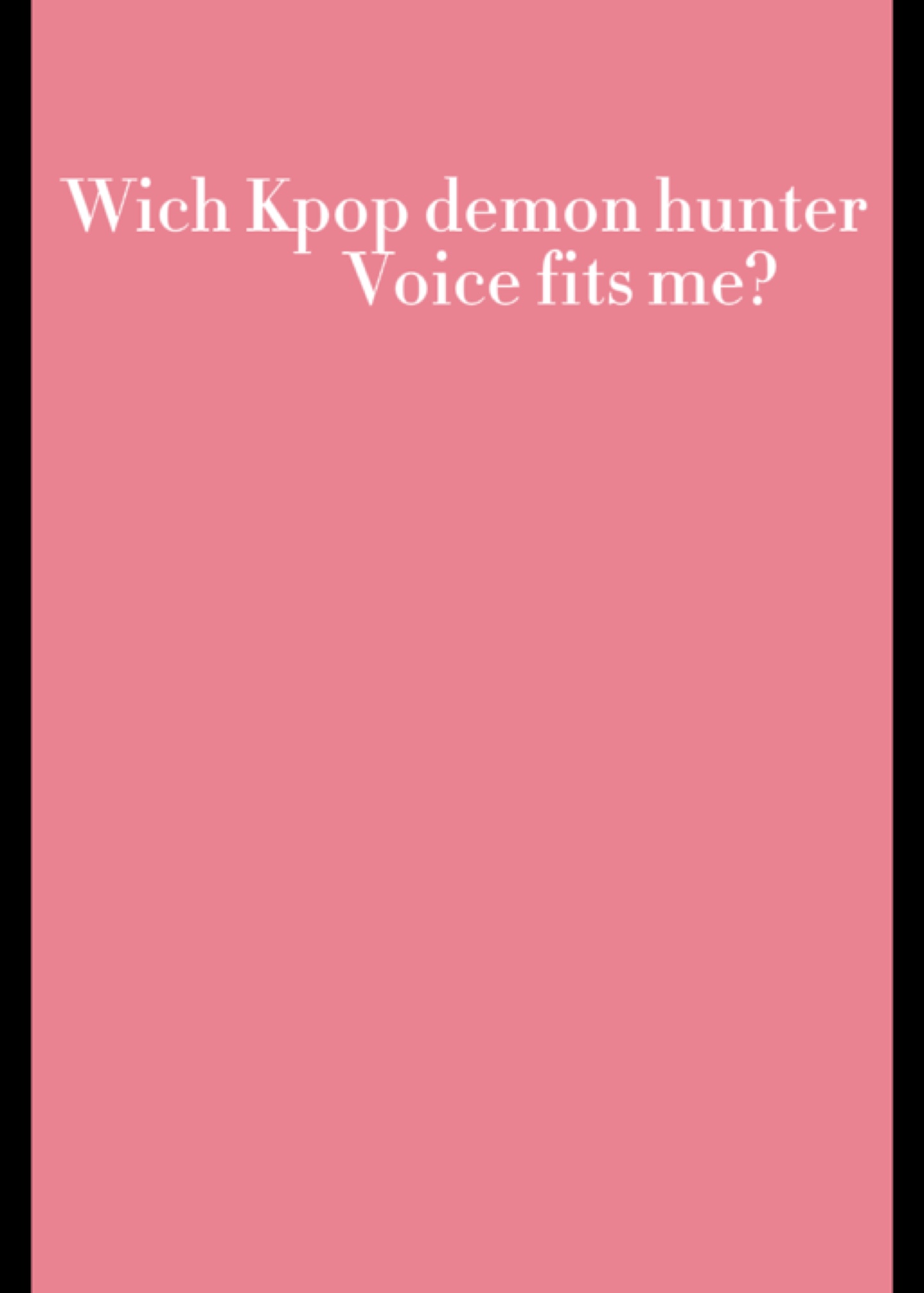 Cazador de demonios Kpop