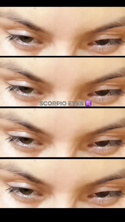 Ojos de Escorpio ♏️