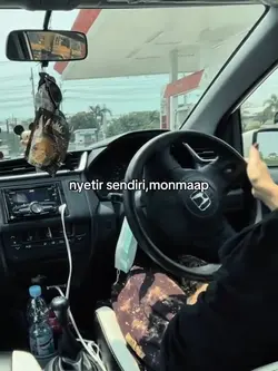 nyetir sendiri,sorry